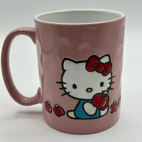 COPY - Hello Kitty Pink Mug, 16oz Sanrio Coffee Cup, Cute Hello Kitty Gift, New - Picture 2 of 3